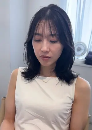 ミディアム 田中 叶太のヘアスタイル