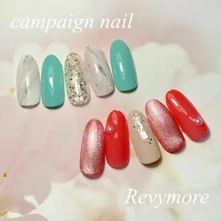 ショート ネイル nail salon Revymoreのネイルデザイン