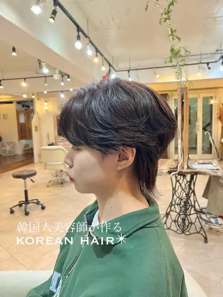 ショート 本場の韓国ヘア 🇰🇷チ・ヨンジュのヘアスタイル