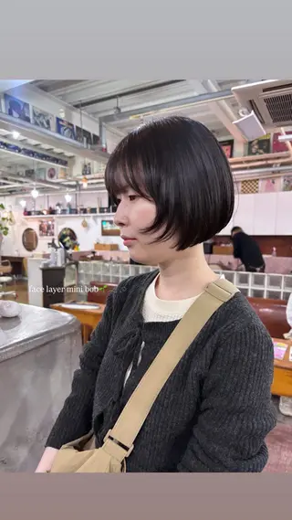 ショート なぎ🌿.∘[ボブ, ニュアンスカラー]のヘアスタイル