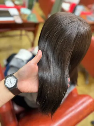 セミロング 米倉 麻衣のヘアスタイル
