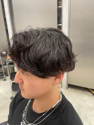 パーマ メンズ 透明感カラー✨艶髪 制作🌱山根あゆみのヘアスタイル