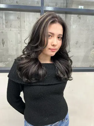 セミロング 神野 雅樹のヘアスタイル