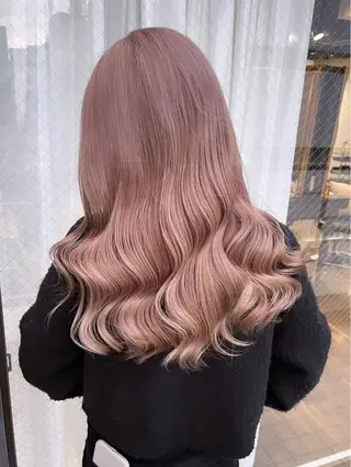 ロング カラー ヘアアレンジ 髪質改善/レイヤー 縮毛矯正/ケラチン耀のヘアスタイル