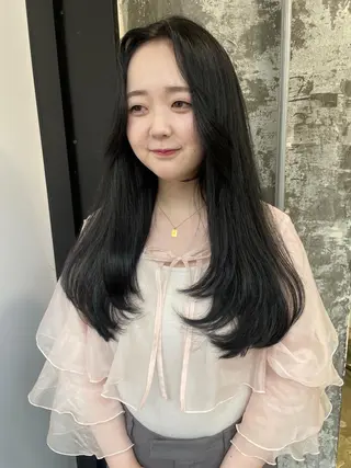 ロング カラー 髙塚碧🇰🇷 韓国ヘア🎗️のヘアスタイル