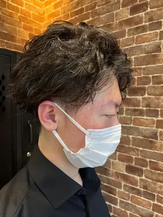 ミディアム カラー パーマ ヘアアレンジ メンズ キッズ ネイル マツエク・マツパ アイブロウ 久木原 ゆりのヘアスタイル