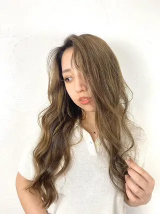 ロング カラー 堀 大輔のヘアスタイル