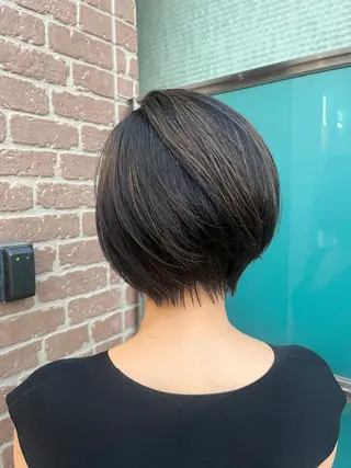 ショート カラー メンズ 久木原 ゆりのヘアスタイル