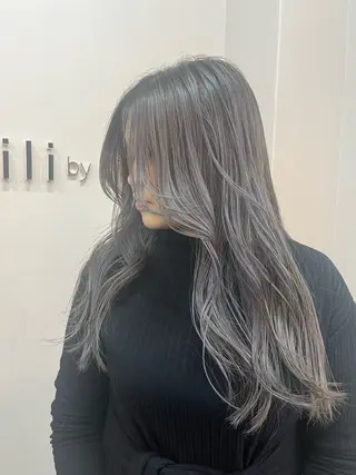 ロング カラー miyamori 🌼のヘアスタイル