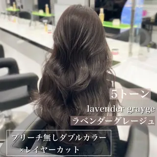 ロング カラー 💕コテ巻き風パーマ 💕KEIYA 💕のヘアスタイル