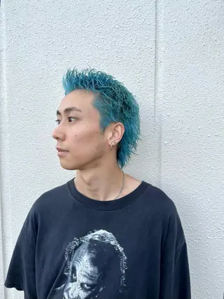カラー メンズ mau tomokaのヘアスタイル
