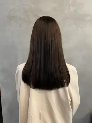 ロング カラー パーマ ♡トップスタイリス ト/美髪矯正hinaのヘアスタイル