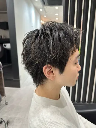 ショート メンズ ユウ🪄 パーマ指名No1のヘアスタイル