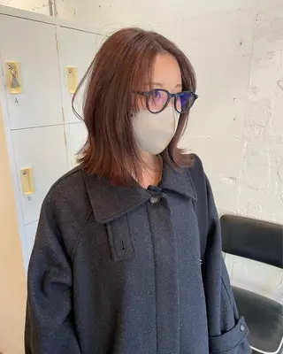 ショート カラー ヘアアレンジ satsuki 暖色・ブラウンカラーのヘアスタイル