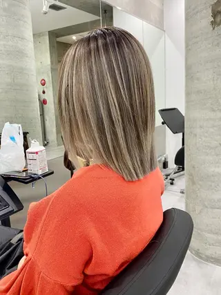 ミディアム カラー welring hair salonのヘアスタイル