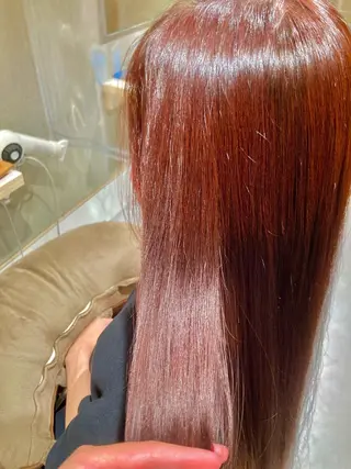 ロング カラー 艶髪/韓国風🤍🖤 小林実央‎のヘアスタイル