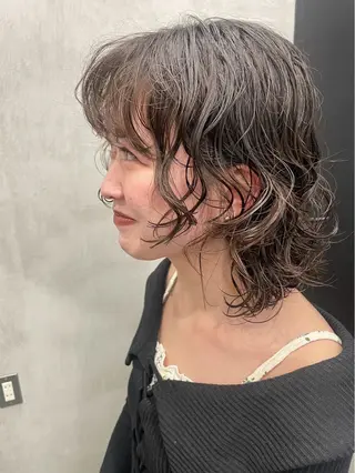 ミディアム パーマ 💈直毛×ツイスパの プロ🥷清水真之介のヘアスタイル