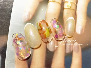 ネイル フルリール 【プライベートサロンのネイルデザイン