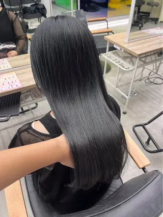 セミロング ARISA︎ メンズハイトーンのヘアスタイル