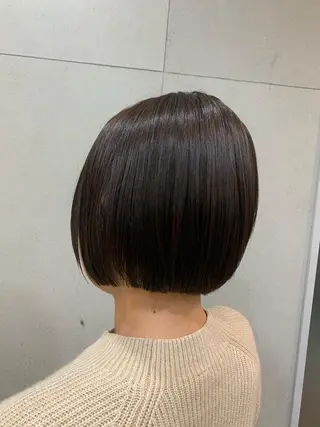 ミディアム おせ ちさとのヘアスタイル