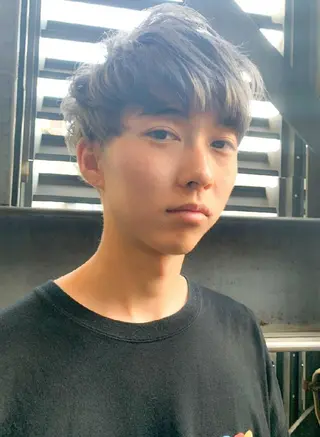 ショート カラー メンズ ショート✨ボブ✨代表 新田見美仁のヘアスタイル