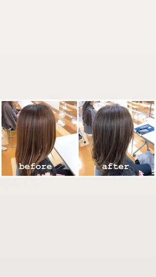 ミディアム カラー 中村 優志のヘアスタイル