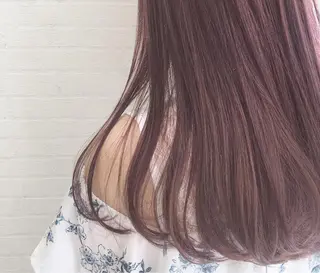 ロング カラー 立川 奈那子のヘアスタイル