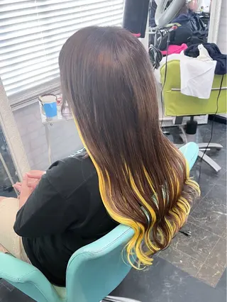 ロング カラー ヘアアレンジ Kimura Shinyaのヘアスタイル