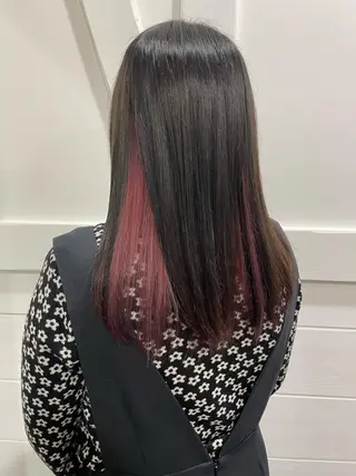 セミロング カラー 三上 涼帆のヘアスタイル