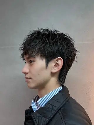 ショート パーマ メンズ 💥メンズパーマ /表参道/モント💥のヘアスタイル