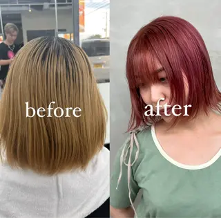 カラー 透明感カラー ✨️さとりんのヘアスタイル