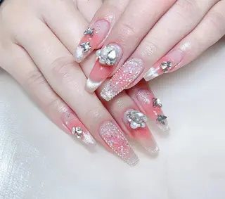 ネイル M🌷nail 長さだし専門店のネイルデザイン