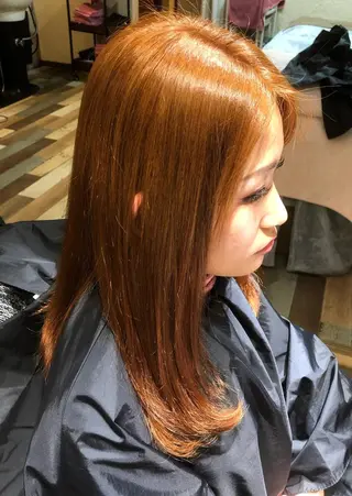 セミロング 🌈20年目突入🎉 山口のヘアスタイル