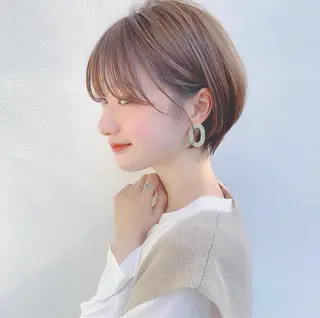 ショート カラー 海外レイヤー鯉渕 【海外風メンズも◎】のヘアスタイル