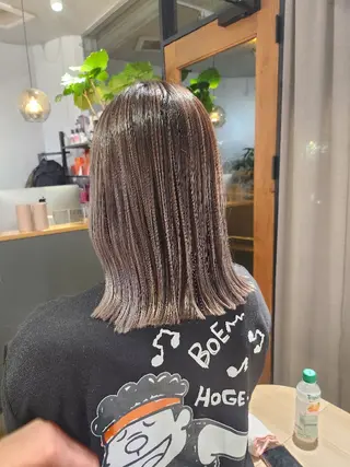 ミディアム カラー 金田 拓也のヘアスタイル