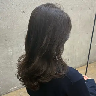 セミロング パーマ レイヤーカット /髪質改善　小池　祐のヘアスタイル