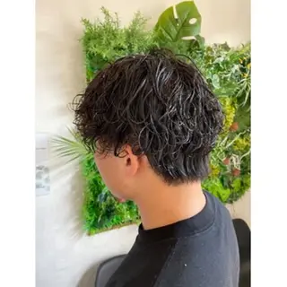 パーマ メンズ エヌプランツ 和泉府中のヘアスタイル