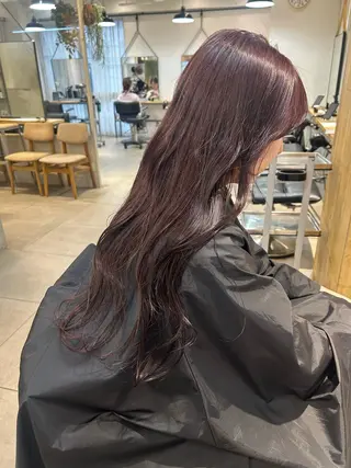 ロング カラー じゅわっと暖色カラー 🍊Moemiのヘアスタイル