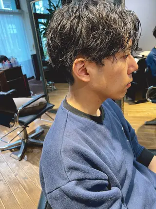 パーマ メンズ 🌈ケアブリーチ🌈 おぐまなつきのヘアスタイル