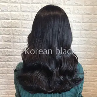 ロング 烏丸韓国ヘア🇰🇷 ayaka🎀のヘアスタイル
