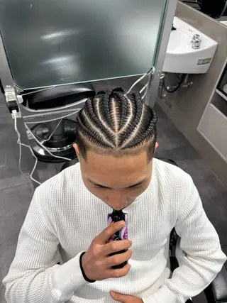 ヘアアレンジ メンズ 新宿No.1パーマ師 💈コウヨウ💈のヘアスタイル