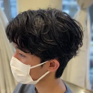 パーマ メンズ メンズ縮毛矯正 ♠️店長下平隼人のヘアスタイル