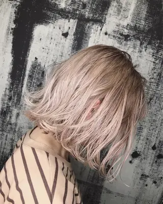 ショート カラー メンズ特化パーマ 美容師/小泉賢徒のヘアスタイル