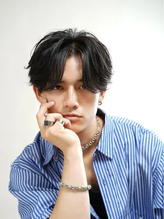 メンズ ✨メンズパーマ&大人 ショート✨　小野匠登のヘアスタイル