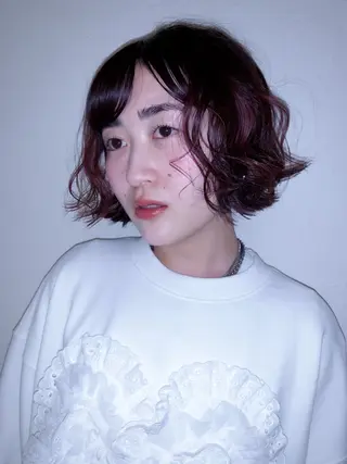 カラー ヘアアレンジ yiye shioriのヘアスタイル