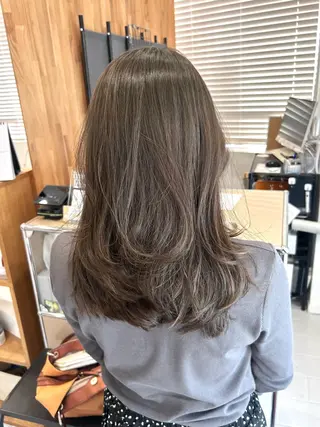 セミロング 韓国ヘア ‎⟡.·KANA🐥のヘアスタイル