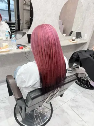 ロング カラー 🌺ハイトーン🌺 矢葺 なぎさ🌺🌺のヘアスタイル