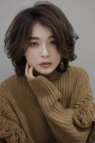 ショート パーマ 代表　土屋ヒロユキ ショートカットのヘアスタイル