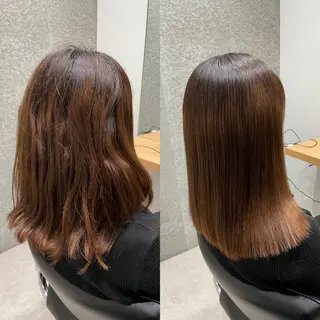 ミディアム 髪質改善ヘアケア 艶髪特化/上田のヘアスタイル