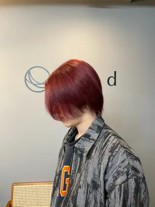 カラー メンズ 森田 亜海のヘアスタイル